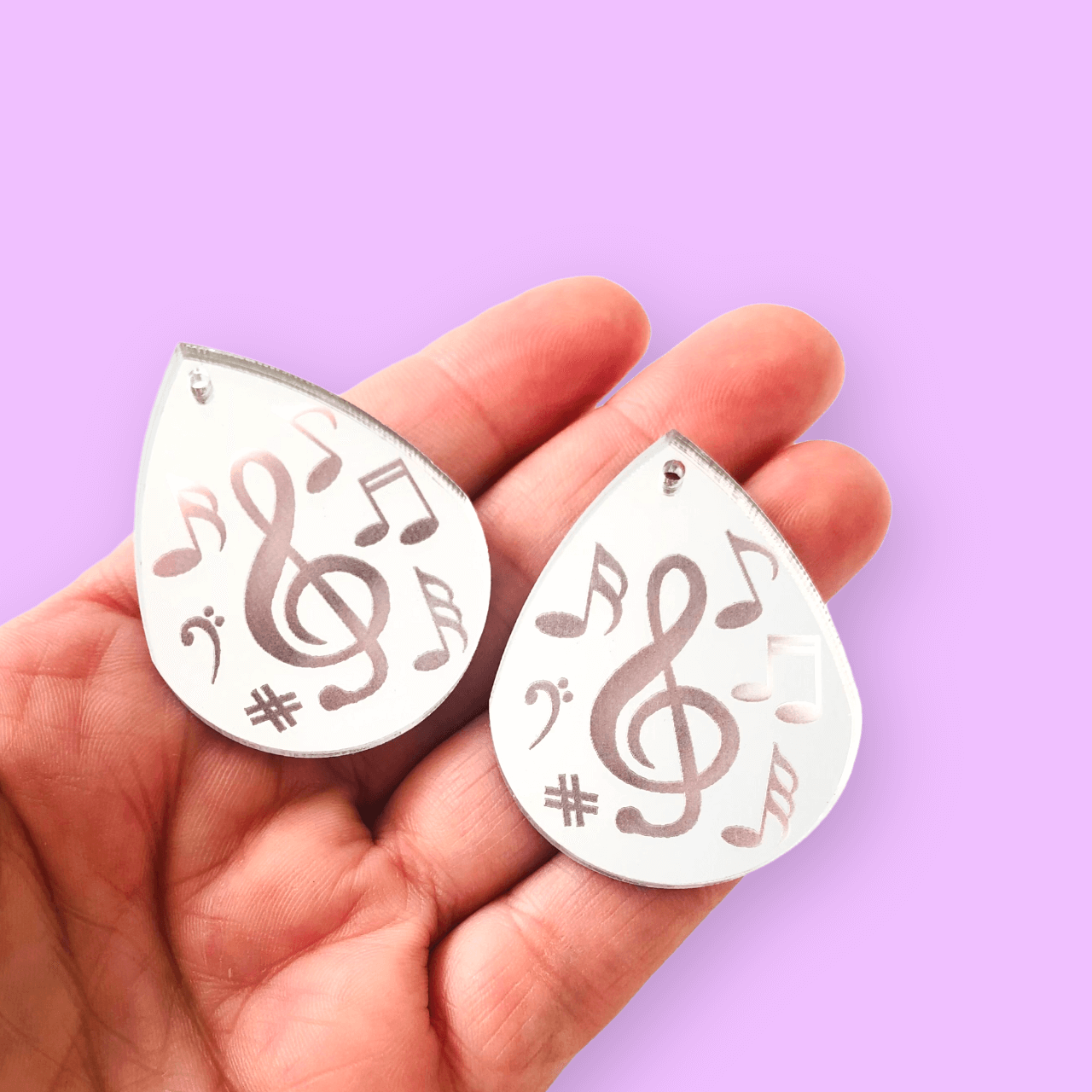 Crafty Cuts Laser © Drop a Tune - 4 Pair Set