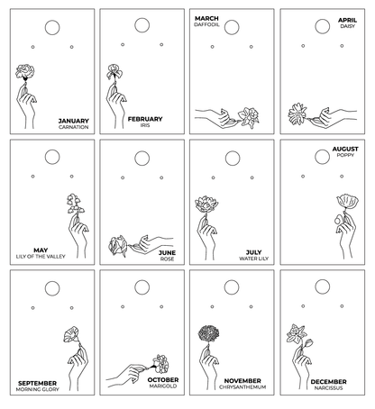 Crafty Cuts Laser  Earring Gift Tag Backer Cards