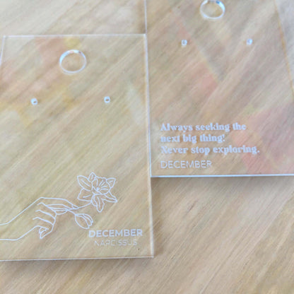 Crafty Cuts Laser  Earring Gift Tag Backer Cards