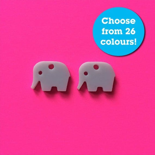 Crafty Cuts Laser Elephant Charms - 5 Pairs