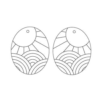 Crafty Cuts Laser © Etched Fine Lines - 4 designs