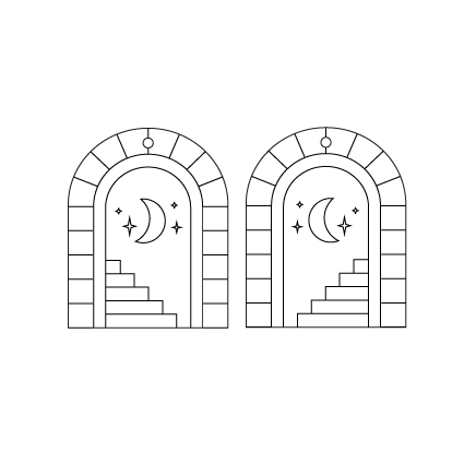 Crafty Cuts Laser © Etched Fine Lines - 4 designs