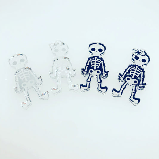 Crafty Cuts Laser Etched_set © Spooktacular Dangles - Two Pairs