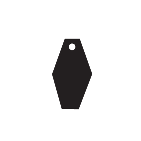 Crafty Cuts Laser Facet Charms - 10 Pairs