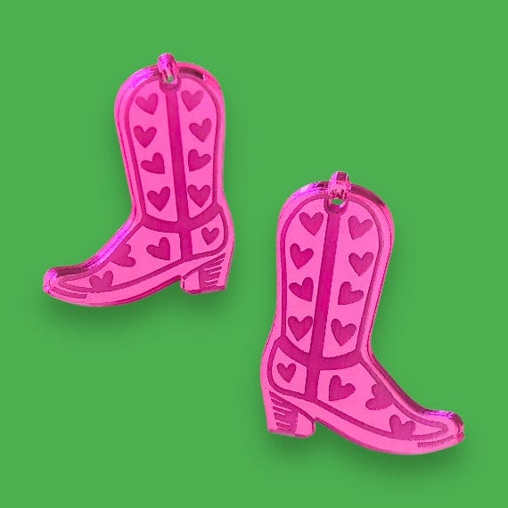 Crafty Cuts Laser  Fancy Boot Charms - 3 pair set - 3 designs