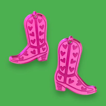 Crafty Cuts Laser  Fancy Boot Charms - 3 pair set - 3 designs
