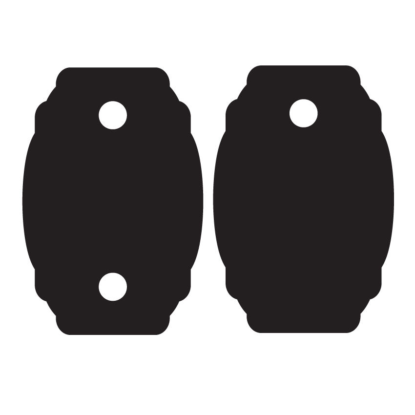 Crafty Cuts Laser © Fancy Charms - 10 Pairs