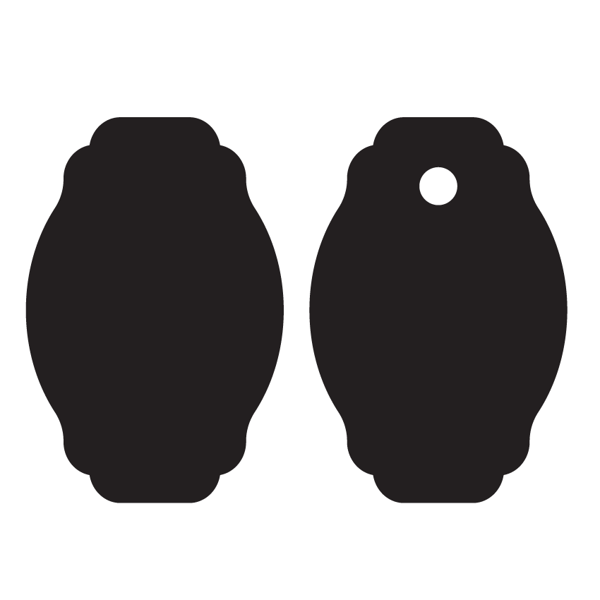 Crafty Cuts Laser © Fancy Charms - 10 Pairs