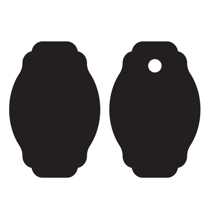 Crafty Cuts Laser © Fancy Charms - 10 Pairs