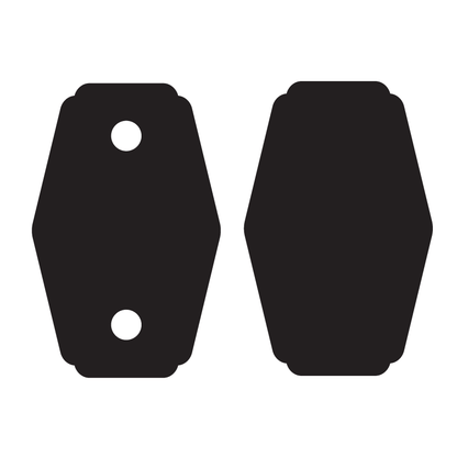 Crafty Cuts Laser © Fancy Charms - 10 Pairs