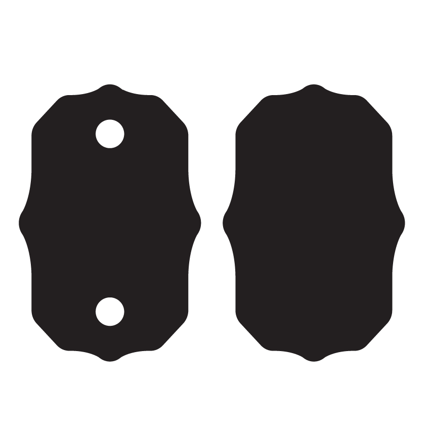 Crafty Cuts Laser © Fancy Charms - 10 Pairs