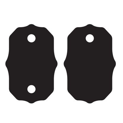 Crafty Cuts Laser © Fancy Charms - 10 Pairs