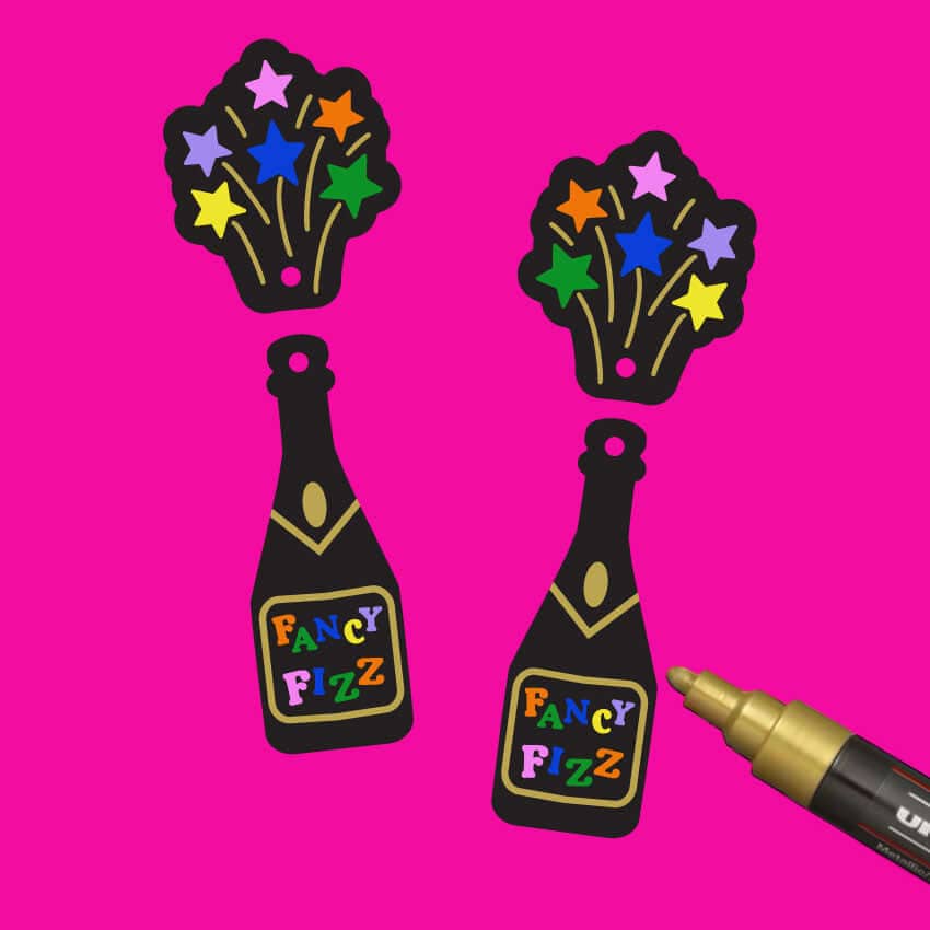 Crafty Cuts Laser © Fancy Fizz Set  - 3 Pairs