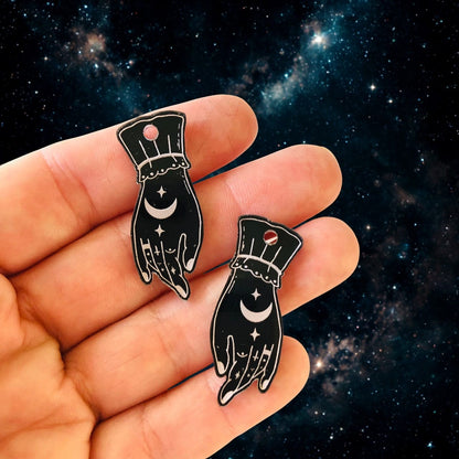 Crafty Cuts Laser Fancy Lady Huggie Charms - 2 designs