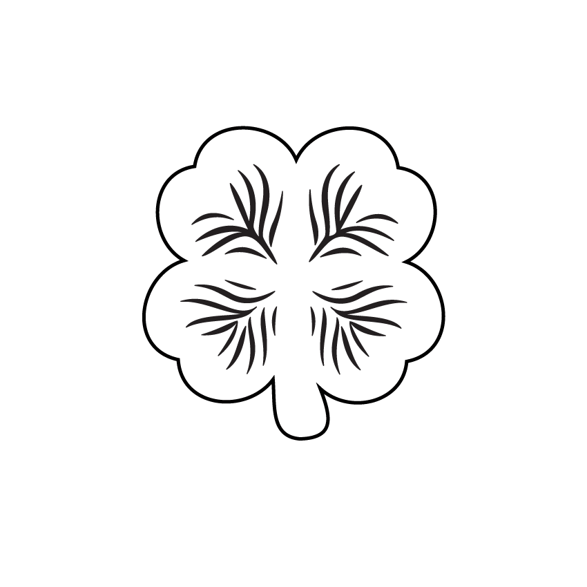 Crafty Cuts Laser Feeling Lucky - 30mm Clover. - 5 pair set