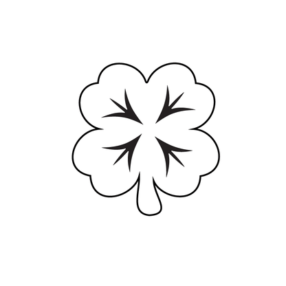 Crafty Cuts Laser Feeling Lucky - 30mm Clover. - 5 pair set