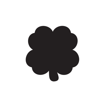 Crafty Cuts Laser Feeling Lucky - 30mm Clover. - 5 pair set