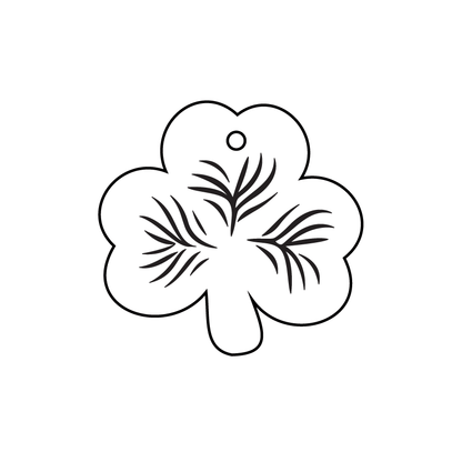 Crafty Cuts Laser Feeling Lucky - 30mm Clover. - 5 pair set