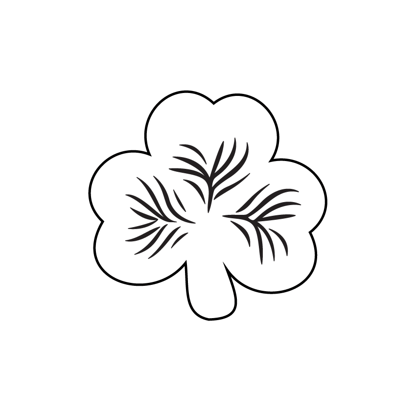 Crafty Cuts Laser Feeling Lucky - 30mm Clover. - 5 pair set