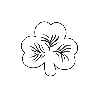 Crafty Cuts Laser Feeling Lucky - 30mm Clover. - 5 pair set