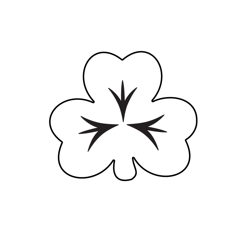 Crafty Cuts Laser Feeling Lucky - 30mm Clover. - 5 pair set
