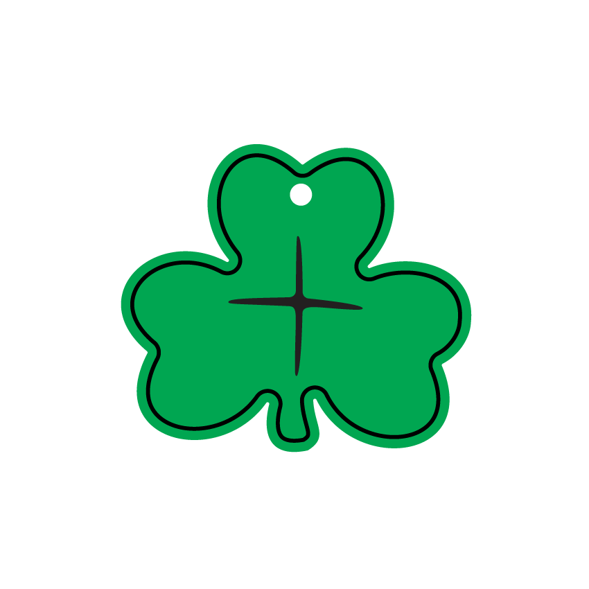Crafty Cuts Laser Feeling Lucky - 30mm Clover. - 5 pair set