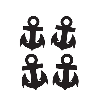 Crafty Cuts Laser Feeling  Nauti - 2 Pair Set - Anchors