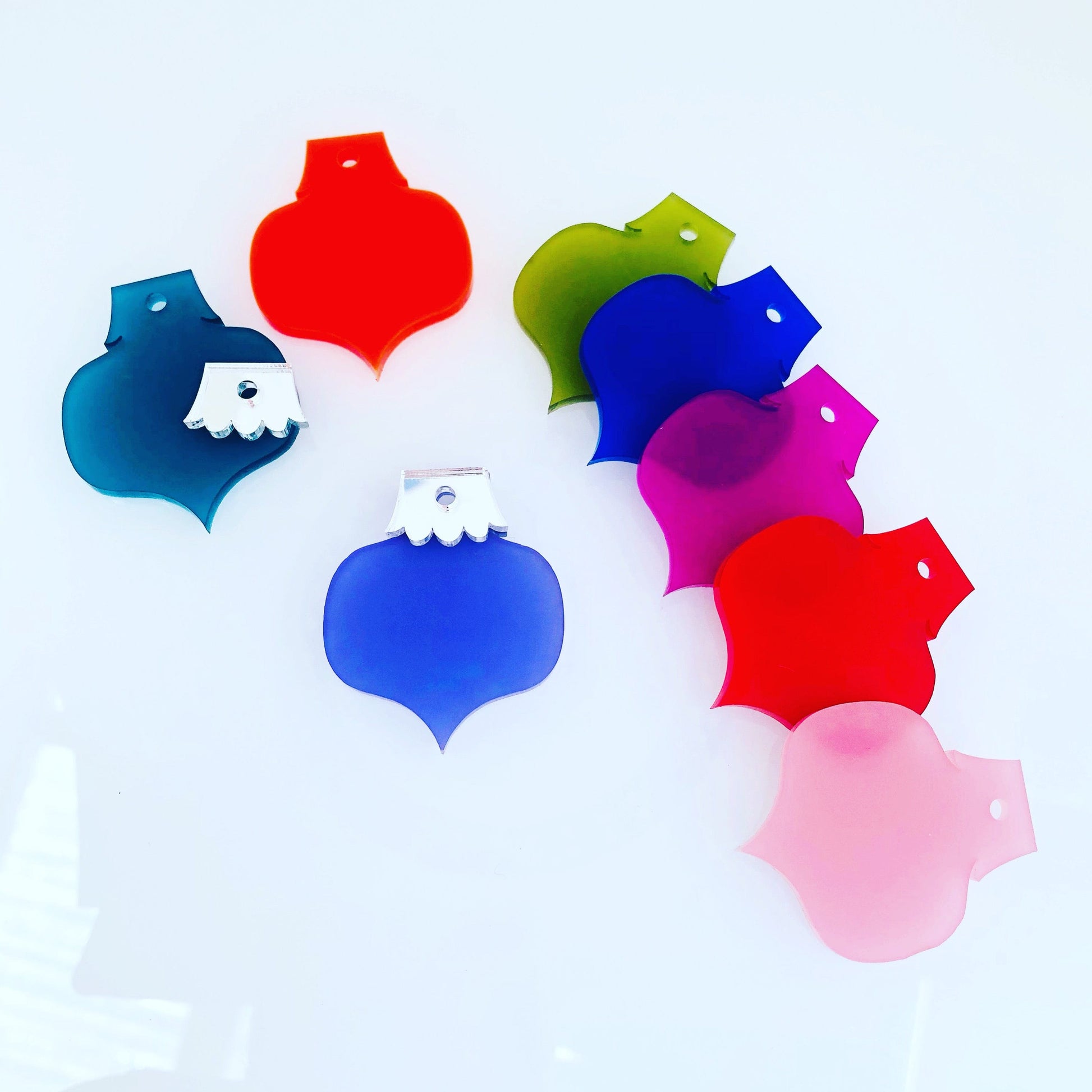 Crafty Cuts Laser © Festive Bauble Stacker - 4 pair set