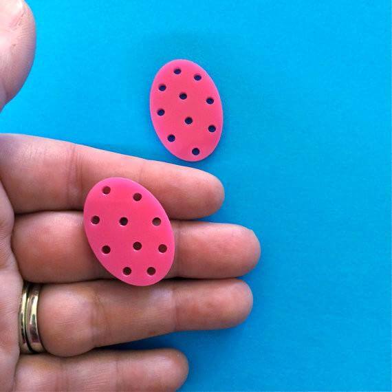 Crafty Cuts Laser FIVE Pair 80ee's Spotted Dangles - Asst Designs