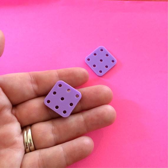 Crafty Cuts Laser FIVE Pair 80ee's Spotted Dangles - Asst Designs