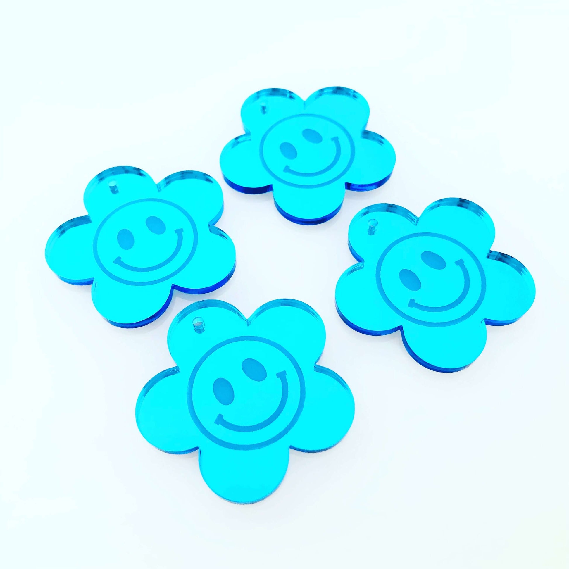 Crafty Cuts Laser Floral Smiles - 4 Pair Set