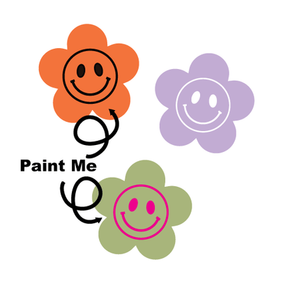 Crafty Cuts Laser Floral Smiles - 4 Pair Set