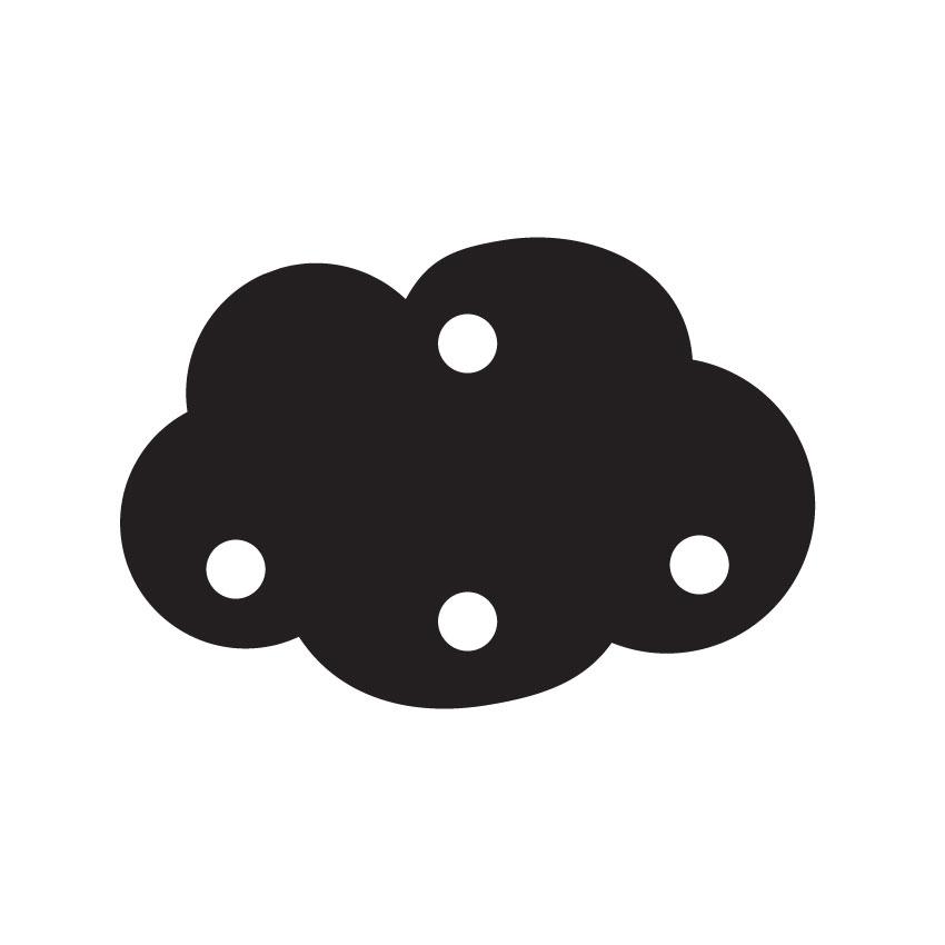 Crafty Cuts Laser Fluffy Cloud Charms - 5 Pairs