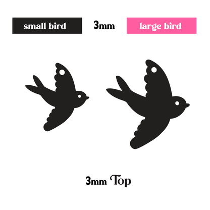 Crafty Cuts Laser © Fly Robin Fly - Two Sizes