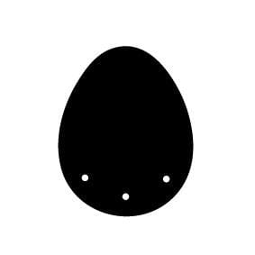 Crafty Cuts Laser © Fondant Eggs - 4 pair set