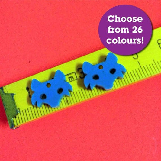 Crafty Cuts Laser Fox Face Charms - 5 Pairs