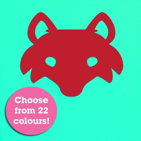 Crafty Cuts Laser Fox Face One Pair