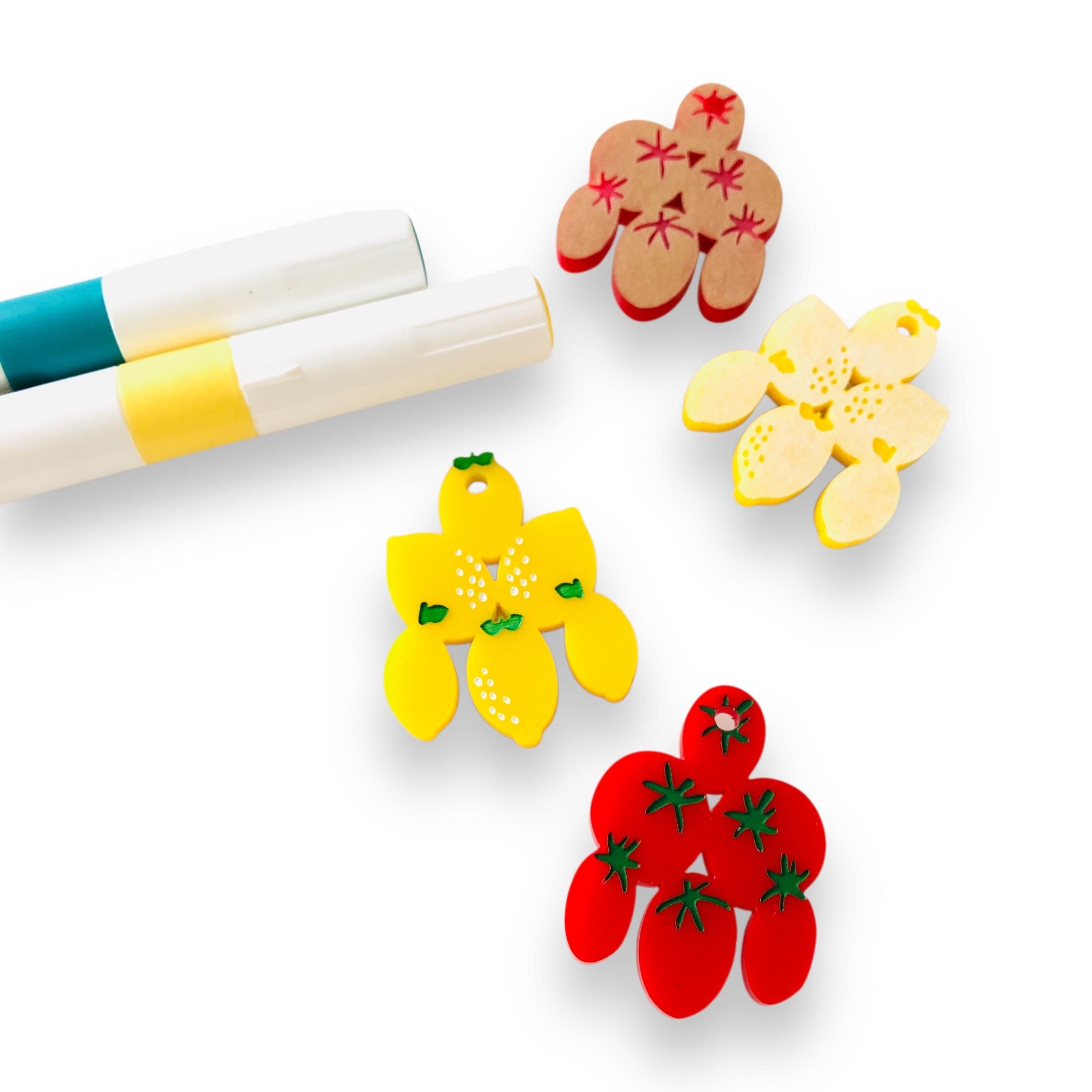 Crafty Cuts Laser  Fresh is Best Charms! - Two Styles.