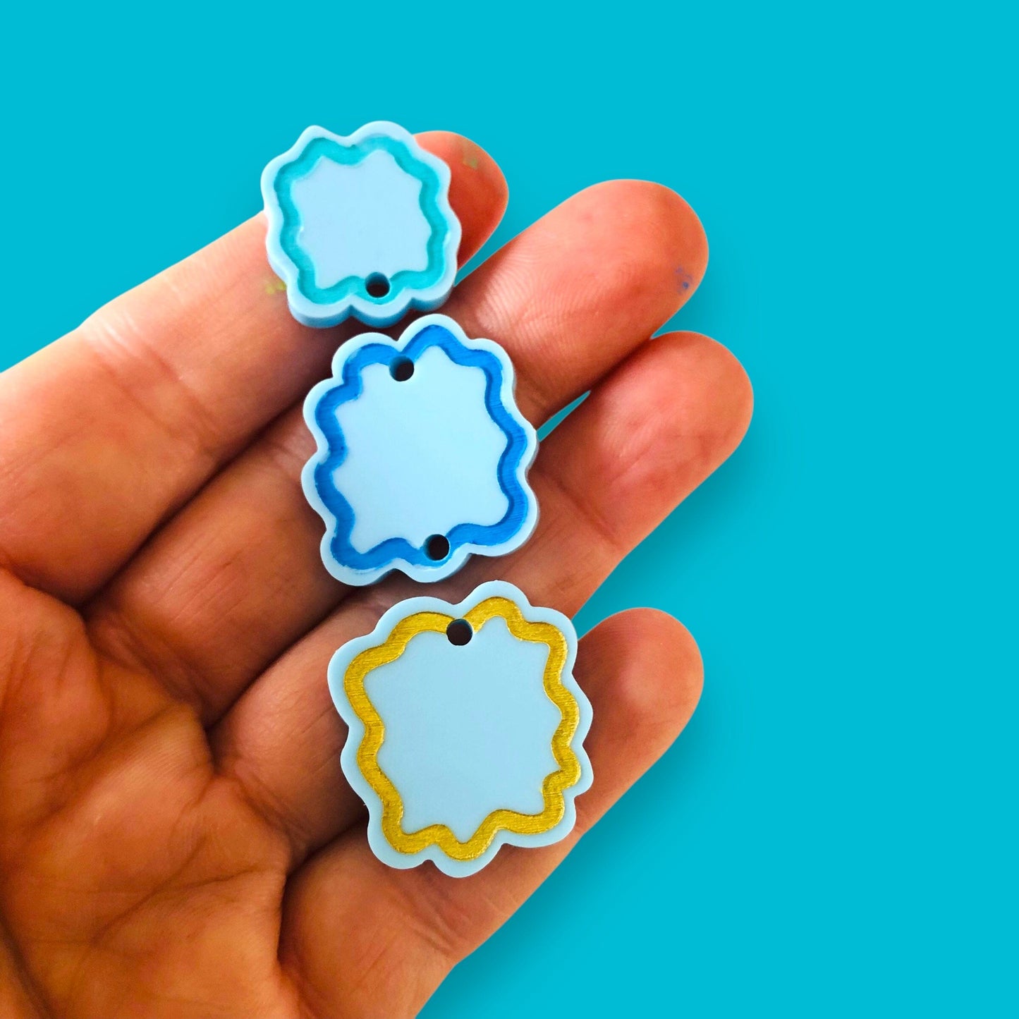 Crafty Cuts Laser Frilly Frames - Totem - 3 Pair Set