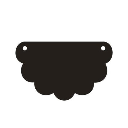 Crafty Cuts Laser Frilly Scallop Assorted Sizes - 2 Pair