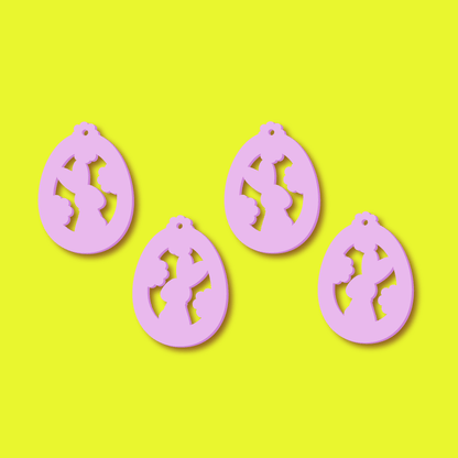 Crafty Cuts Laser © Garden Bunny - 2 Pair Set