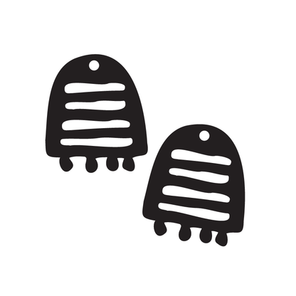 Crafty Cuts Laser  Garden Party  Huggie Hoop Charms - 3 designs