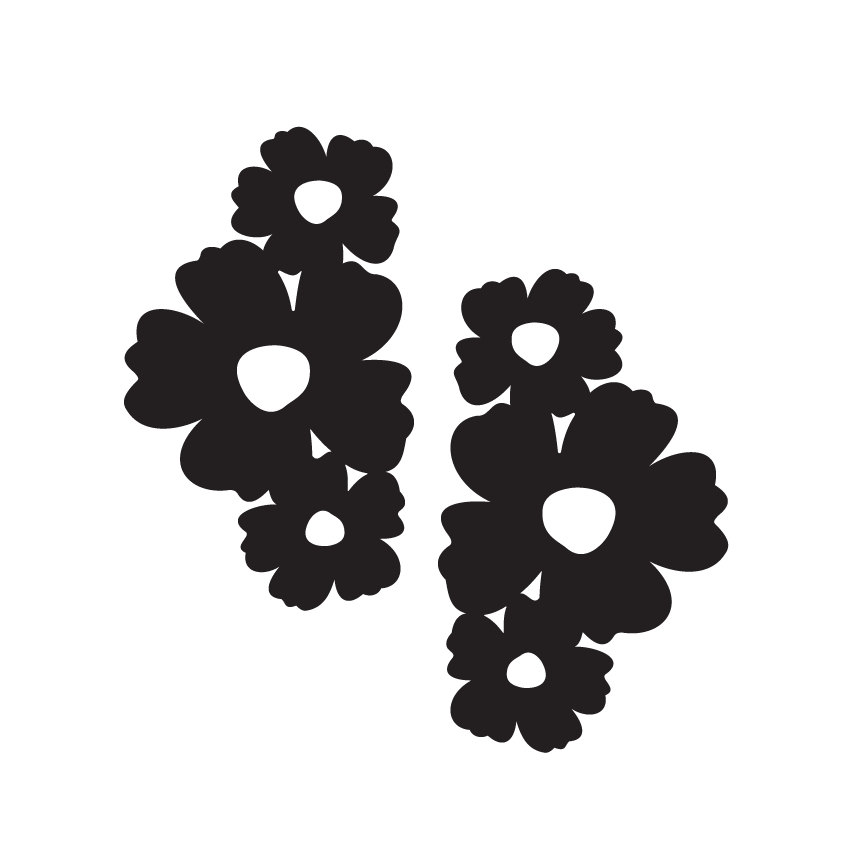 Crafty Cuts Laser  Garden Party  Huggie Hoop Charms - 3 designs