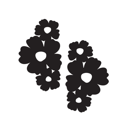 Crafty Cuts Laser  Garden Party  Huggie Hoop Charms - 3 designs