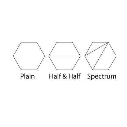 Crafty Cuts Laser Geo Spectrum Duo Charms - 5 Pair Set