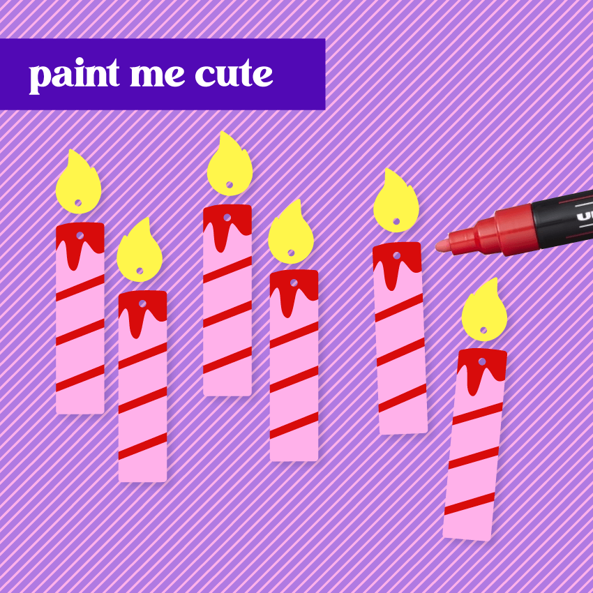 Crafty Cuts Laser Get Lit! - Candle Duo - 3 Pairs Set