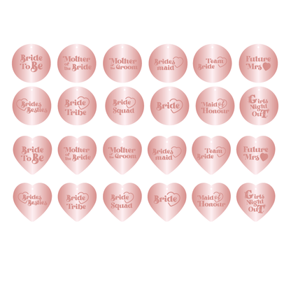 Crafty Cuts Laser Gettin Hitched - Batchelorette  Party Charms