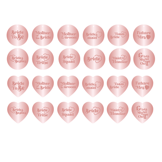 Crafty Cuts Laser Gettin Hitched - Batchelorette  Party Charms