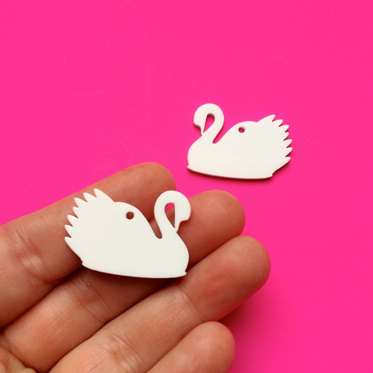 Crafty Cuts Laser Graceful Swan Dangles - 2 Pair