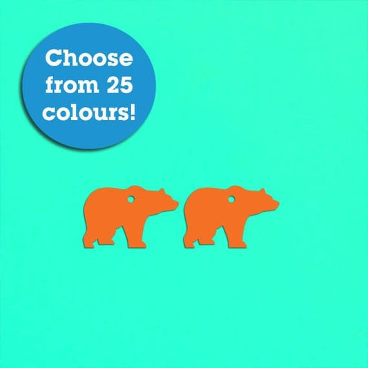 Crafty Cuts Laser Grizzly Bears - 5 Pairs